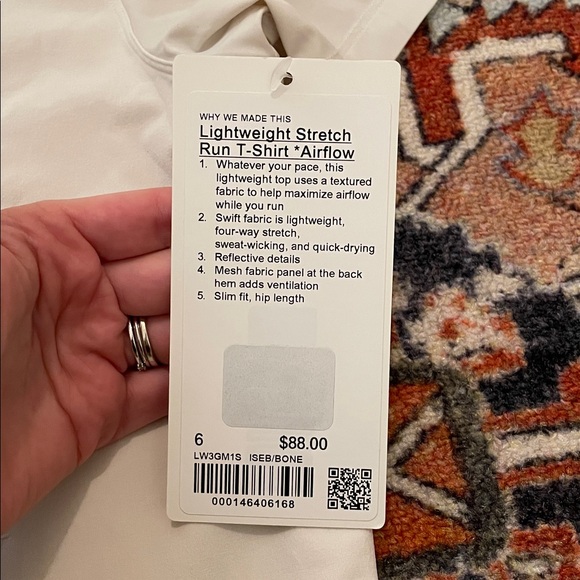 NWT Lululemon Lightweight Stretch Running T-Shirt | Women’s Size 6 - Picture 5 of 7